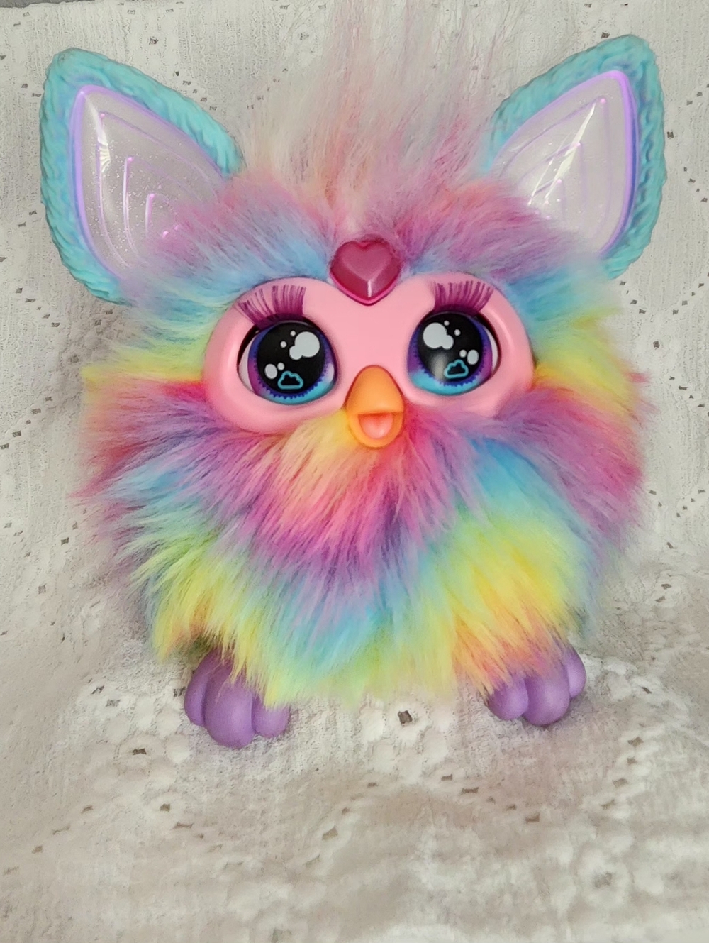 Furby 2023 Cute And Furry Adorable Interactive Tie Dye Toy - Picture 6 of 10